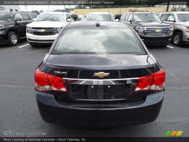 Blue Ray Metallic / Jet Black/Medium Titanium 2016 Chevrolet Cruze Limited LS