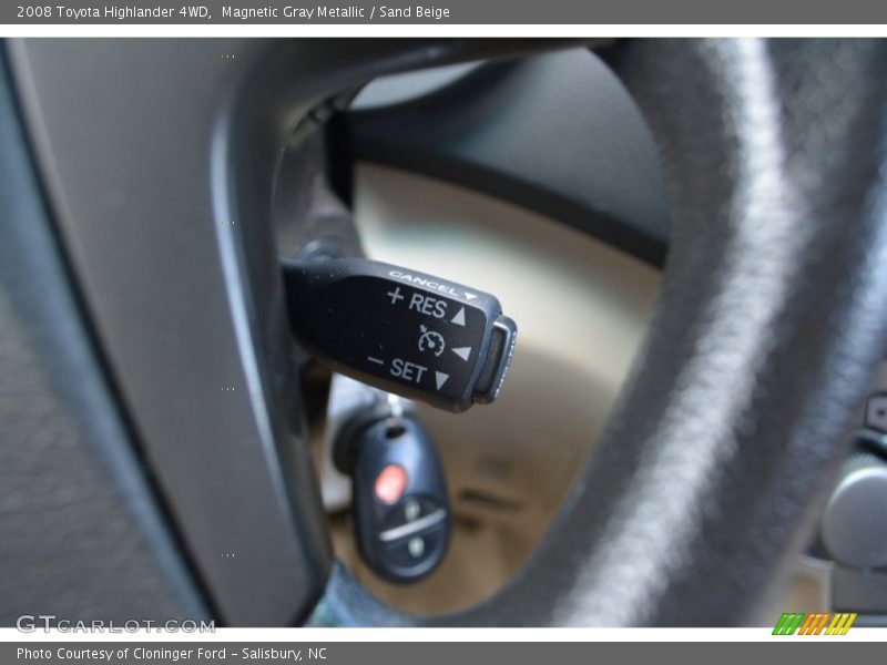 Magnetic Gray Metallic / Sand Beige 2008 Toyota Highlander 4WD