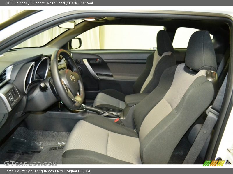 Blizzard White Pearl / Dark Charcoal 2015 Scion tC