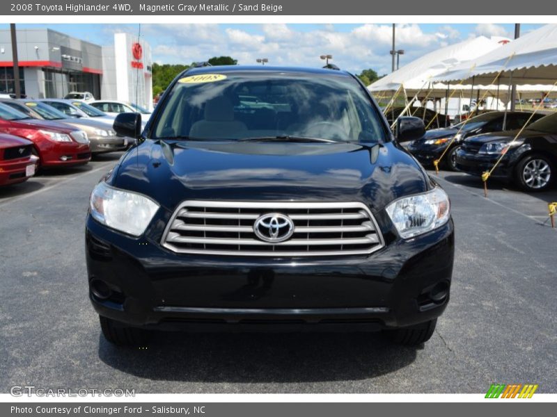 Magnetic Gray Metallic / Sand Beige 2008 Toyota Highlander 4WD