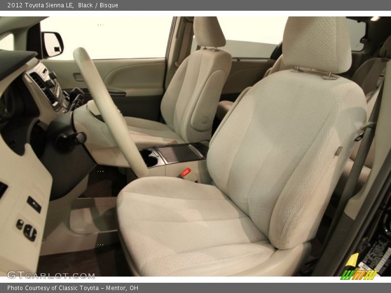Black / Bisque 2012 Toyota Sienna LE