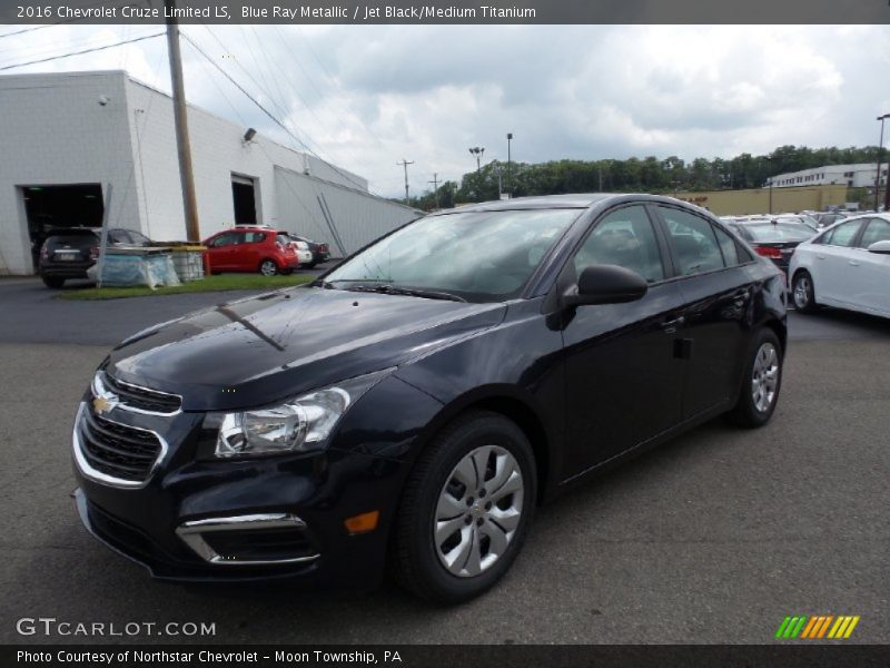 Blue Ray Metallic / Jet Black/Medium Titanium 2016 Chevrolet Cruze Limited LS