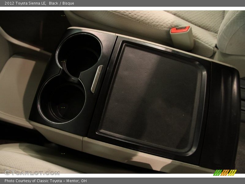 Black / Bisque 2012 Toyota Sienna LE