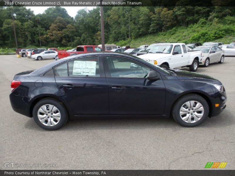 Blue Ray Metallic / Jet Black/Medium Titanium 2016 Chevrolet Cruze Limited LS
