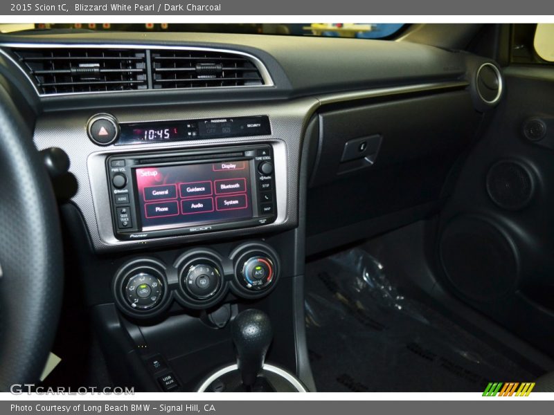 Blizzard White Pearl / Dark Charcoal 2015 Scion tC