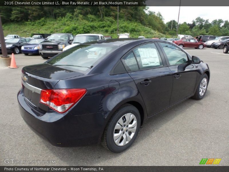 Blue Ray Metallic / Jet Black/Medium Titanium 2016 Chevrolet Cruze Limited LS
