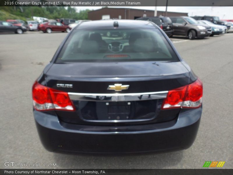 Blue Ray Metallic / Jet Black/Medium Titanium 2016 Chevrolet Cruze Limited LS