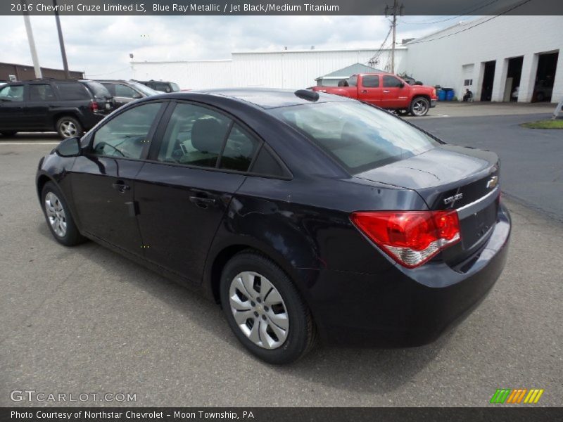 Blue Ray Metallic / Jet Black/Medium Titanium 2016 Chevrolet Cruze Limited LS