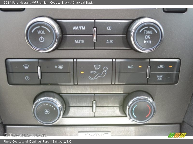 Black / Charcoal Black 2014 Ford Mustang V6 Premium Coupe