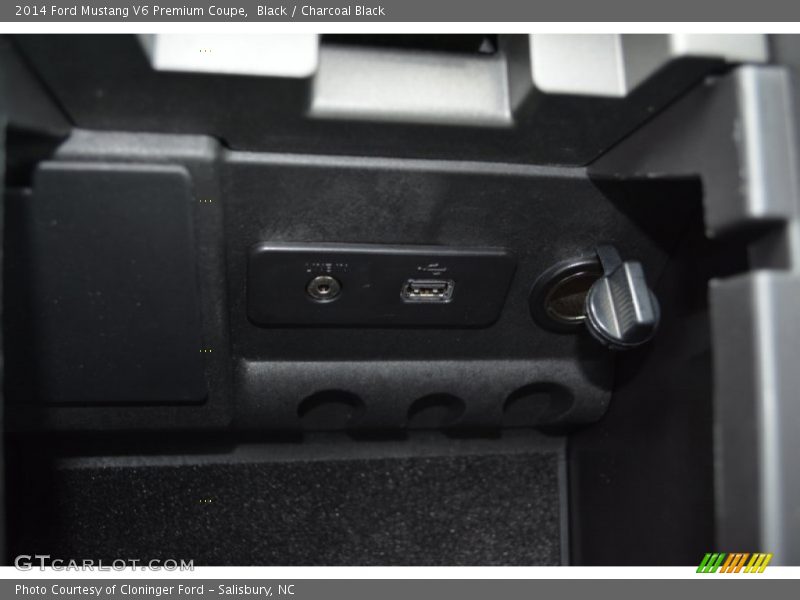 Black / Charcoal Black 2014 Ford Mustang V6 Premium Coupe