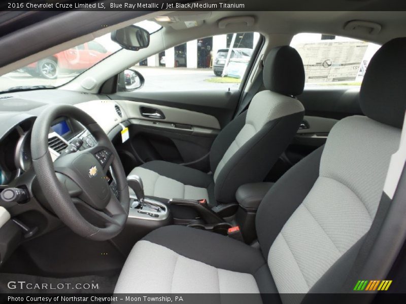 Blue Ray Metallic / Jet Black/Medium Titanium 2016 Chevrolet Cruze Limited LS