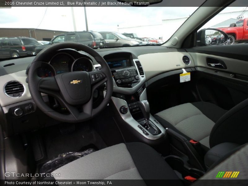 Blue Ray Metallic / Jet Black/Medium Titanium 2016 Chevrolet Cruze Limited LS