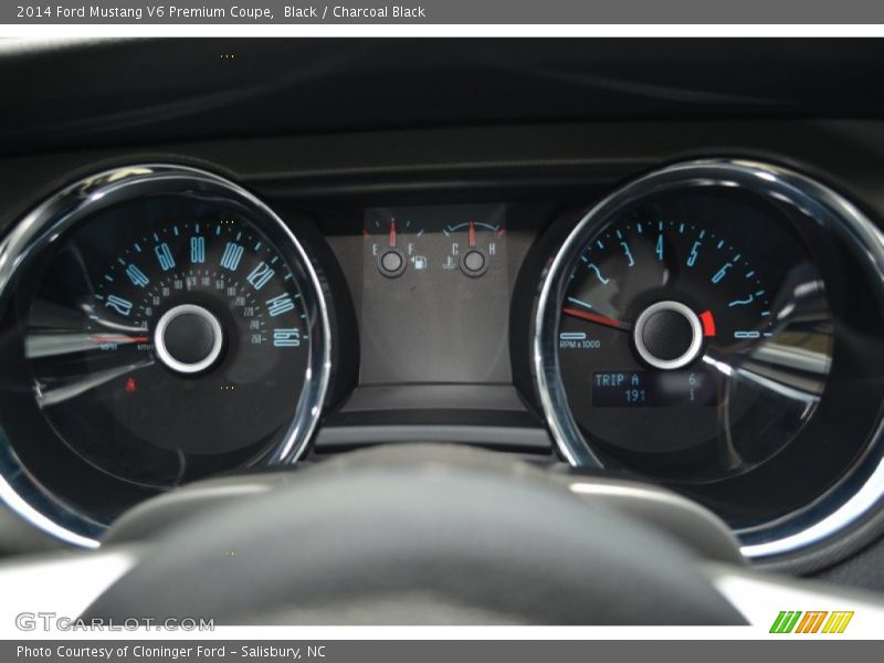 Black / Charcoal Black 2014 Ford Mustang V6 Premium Coupe