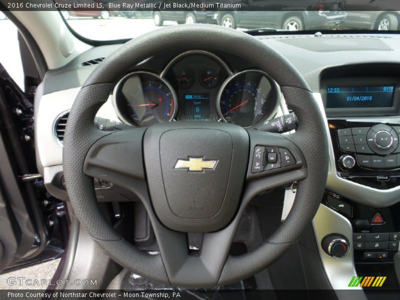 Blue Ray Metallic / Jet Black/Medium Titanium 2016 Chevrolet Cruze Limited LS
