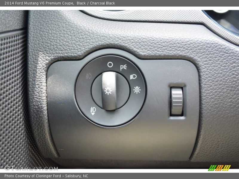 Black / Charcoal Black 2014 Ford Mustang V6 Premium Coupe