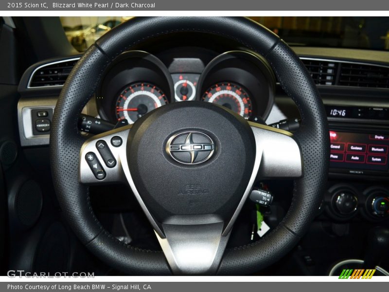 Blizzard White Pearl / Dark Charcoal 2015 Scion tC
