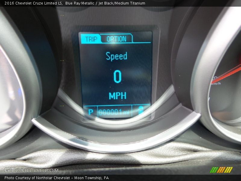 Blue Ray Metallic / Jet Black/Medium Titanium 2016 Chevrolet Cruze Limited LS