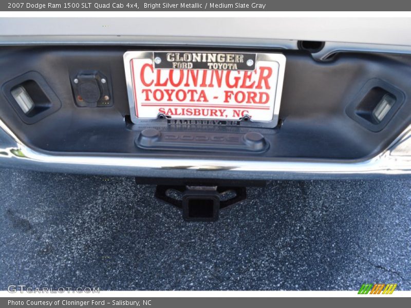 Bright Silver Metallic / Medium Slate Gray 2007 Dodge Ram 1500 SLT Quad Cab 4x4
