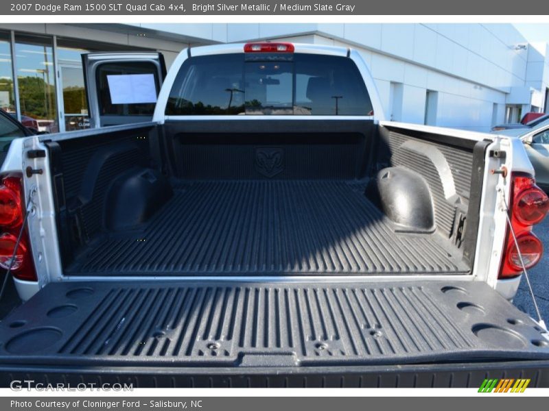 Bright Silver Metallic / Medium Slate Gray 2007 Dodge Ram 1500 SLT Quad Cab 4x4