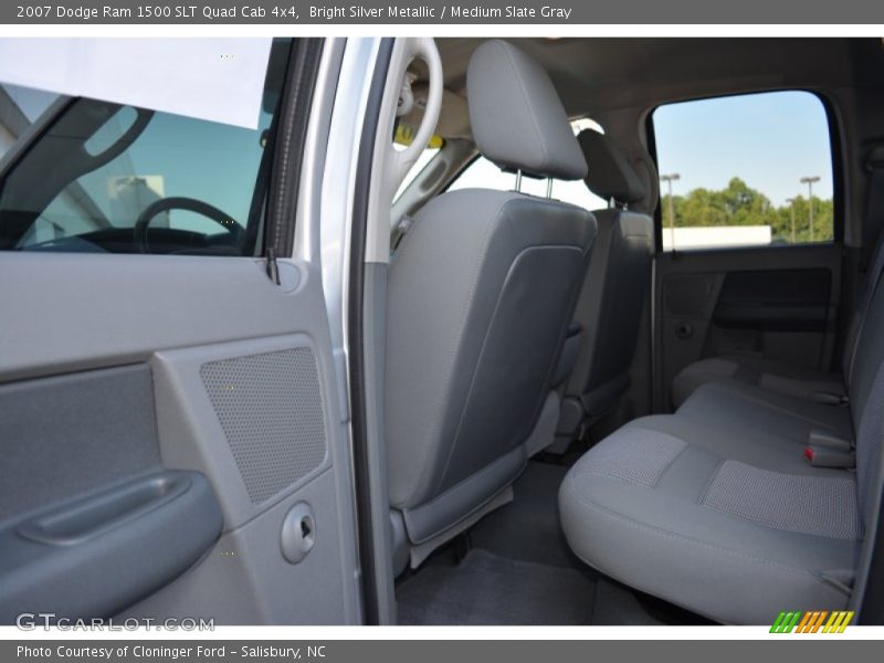 Bright Silver Metallic / Medium Slate Gray 2007 Dodge Ram 1500 SLT Quad Cab 4x4