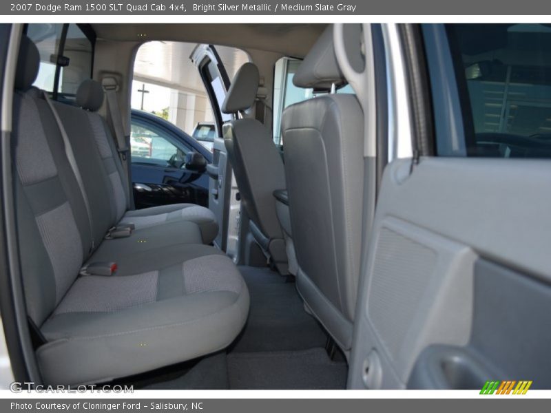 Bright Silver Metallic / Medium Slate Gray 2007 Dodge Ram 1500 SLT Quad Cab 4x4