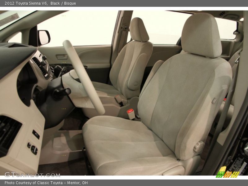 Black / Bisque 2012 Toyota Sienna V6
