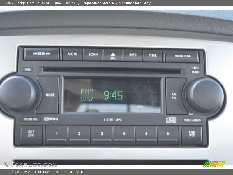 Bright Silver Metallic / Medium Slate Gray 2007 Dodge Ram 1500 SLT Quad Cab 4x4