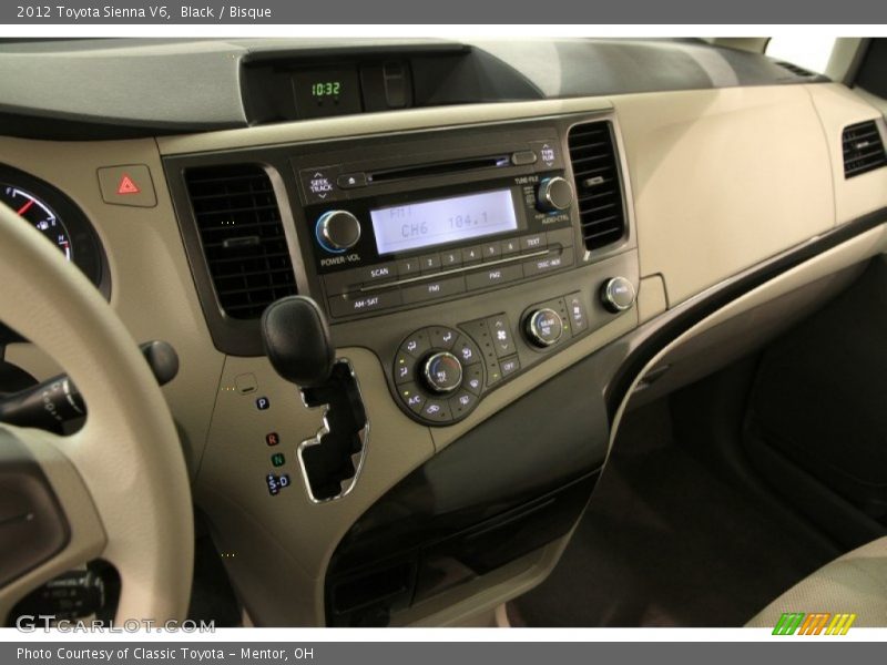 Black / Bisque 2012 Toyota Sienna V6