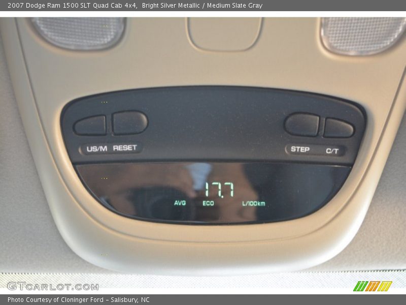 Bright Silver Metallic / Medium Slate Gray 2007 Dodge Ram 1500 SLT Quad Cab 4x4
