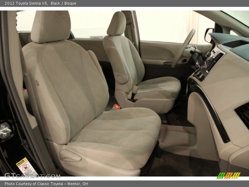 Black / Bisque 2012 Toyota Sienna V6