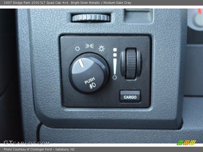 Bright Silver Metallic / Medium Slate Gray 2007 Dodge Ram 1500 SLT Quad Cab 4x4