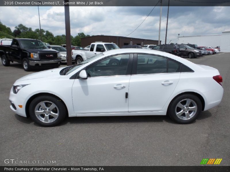 Summit White / Jet Black 2016 Chevrolet Cruze Limited LT