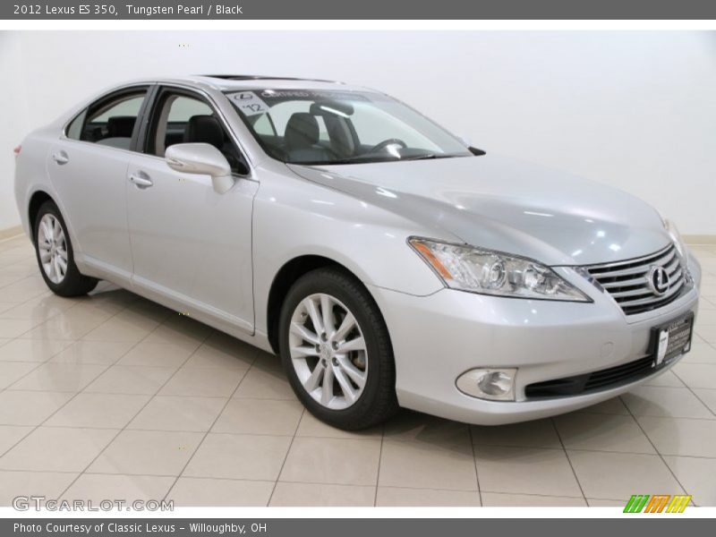 Tungsten Pearl / Black 2012 Lexus ES 350