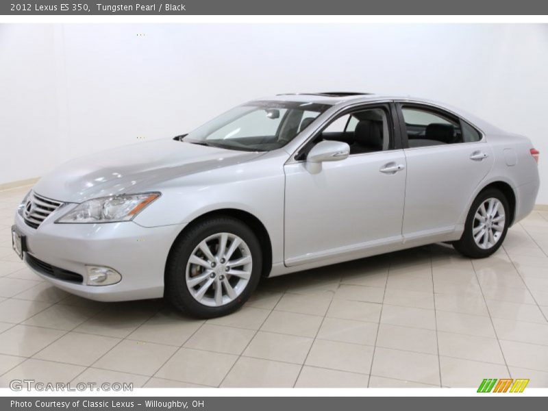 Tungsten Pearl / Black 2012 Lexus ES 350