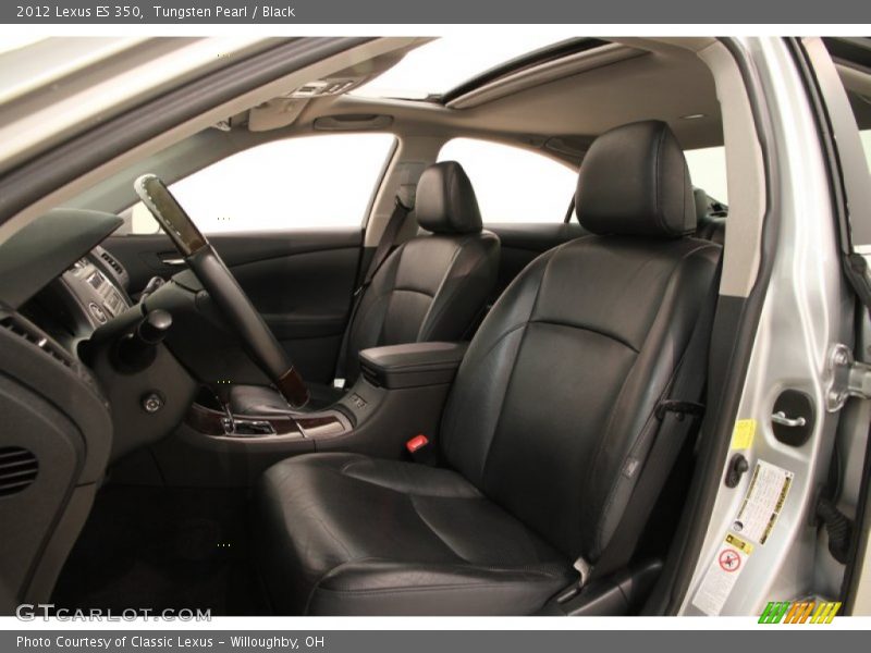 Tungsten Pearl / Black 2012 Lexus ES 350