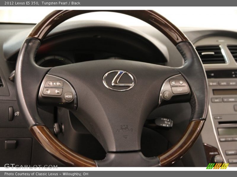 Tungsten Pearl / Black 2012 Lexus ES 350