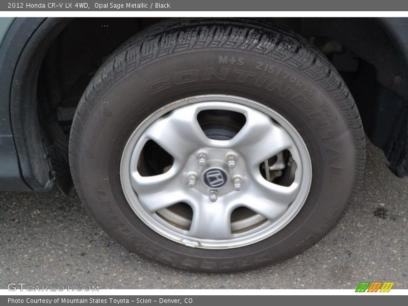 Opal Sage Metallic / Black 2012 Honda CR-V LX 4WD
