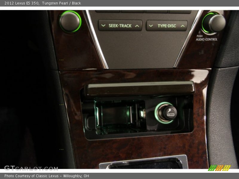Tungsten Pearl / Black 2012 Lexus ES 350