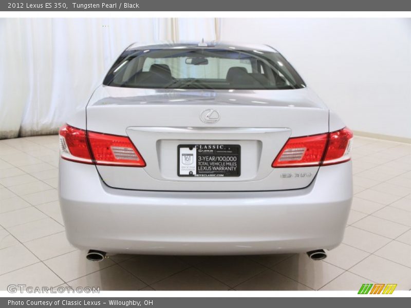 Tungsten Pearl / Black 2012 Lexus ES 350