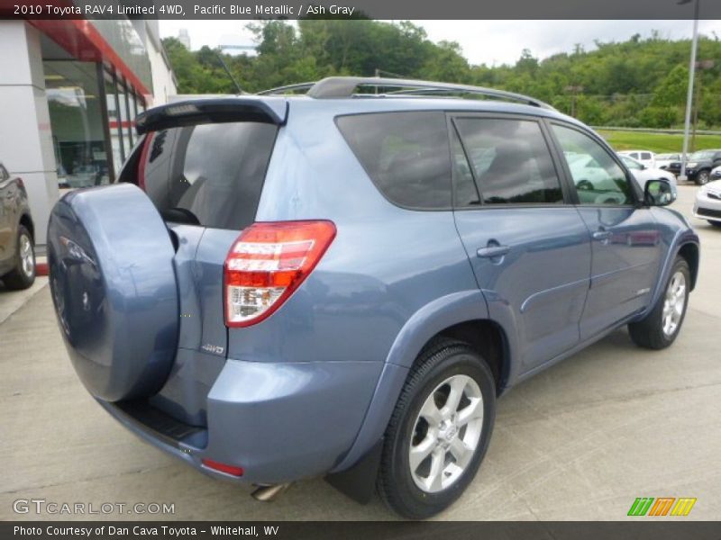Pacific Blue Metallic / Ash Gray 2010 Toyota RAV4 Limited 4WD