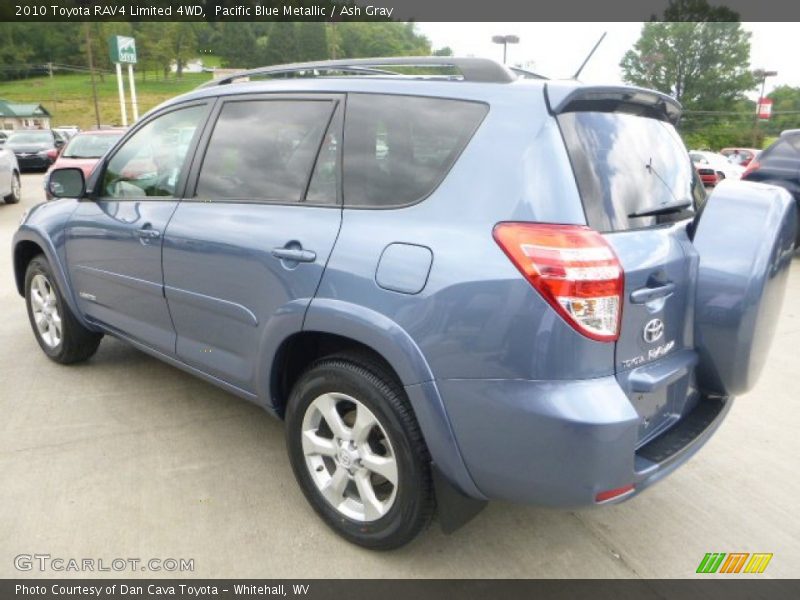 Pacific Blue Metallic / Ash Gray 2010 Toyota RAV4 Limited 4WD