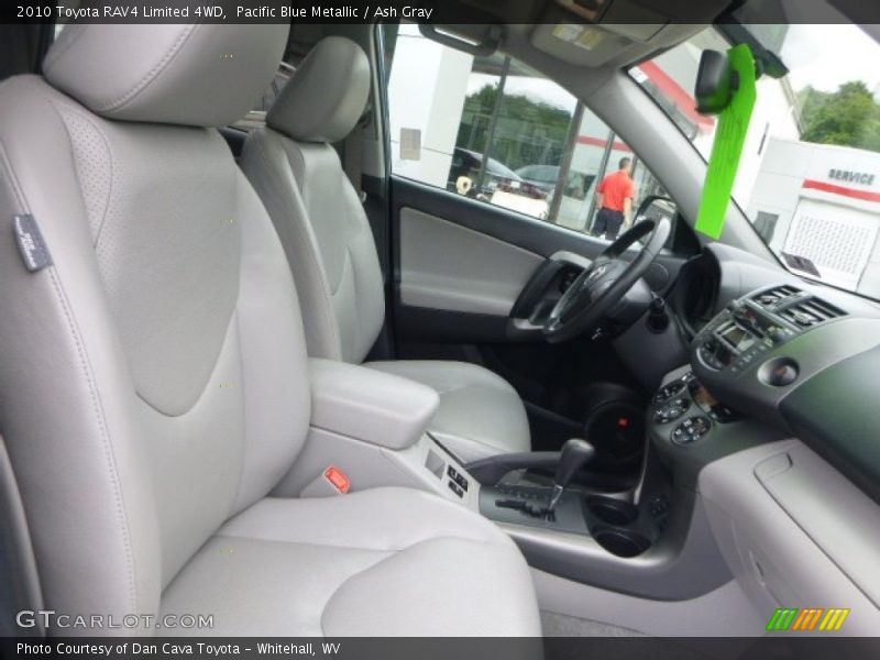 Pacific Blue Metallic / Ash Gray 2010 Toyota RAV4 Limited 4WD