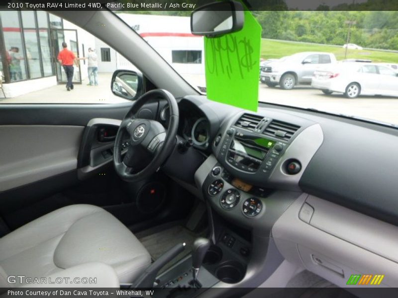Pacific Blue Metallic / Ash Gray 2010 Toyota RAV4 Limited 4WD