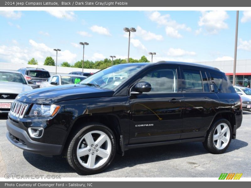 Black / Dark Slate Gray/Light Pebble 2014 Jeep Compass Latitude