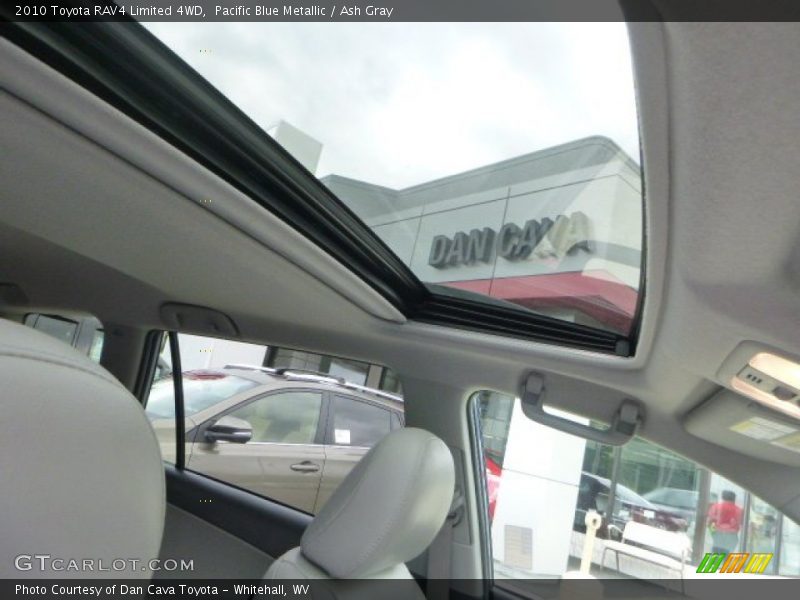 Pacific Blue Metallic / Ash Gray 2010 Toyota RAV4 Limited 4WD