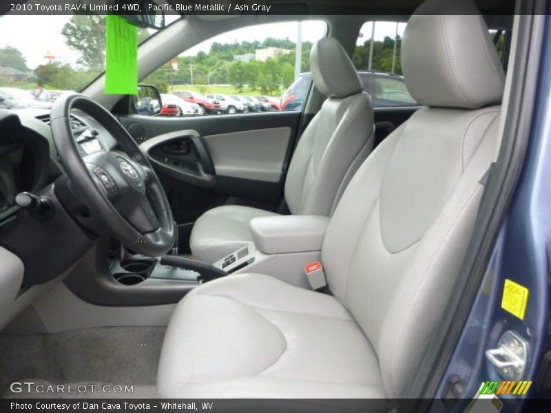 Pacific Blue Metallic / Ash Gray 2010 Toyota RAV4 Limited 4WD