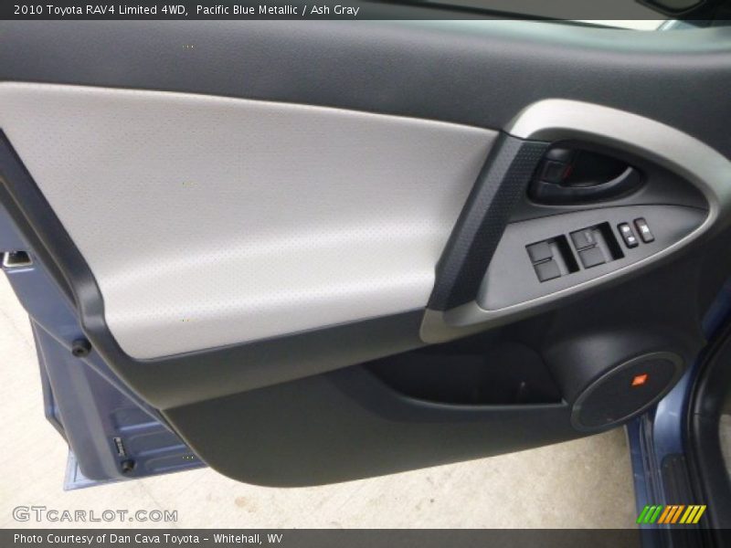 Pacific Blue Metallic / Ash Gray 2010 Toyota RAV4 Limited 4WD