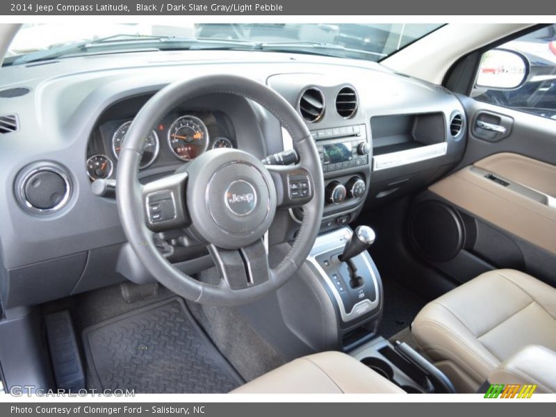 Black / Dark Slate Gray/Light Pebble 2014 Jeep Compass Latitude