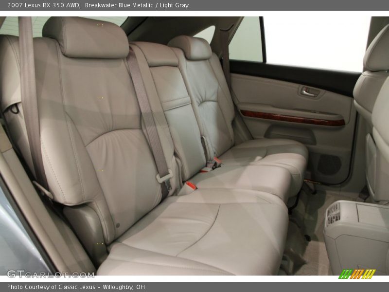 Breakwater Blue Metallic / Light Gray 2007 Lexus RX 350 AWD