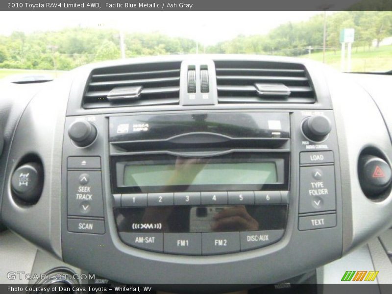 Pacific Blue Metallic / Ash Gray 2010 Toyota RAV4 Limited 4WD